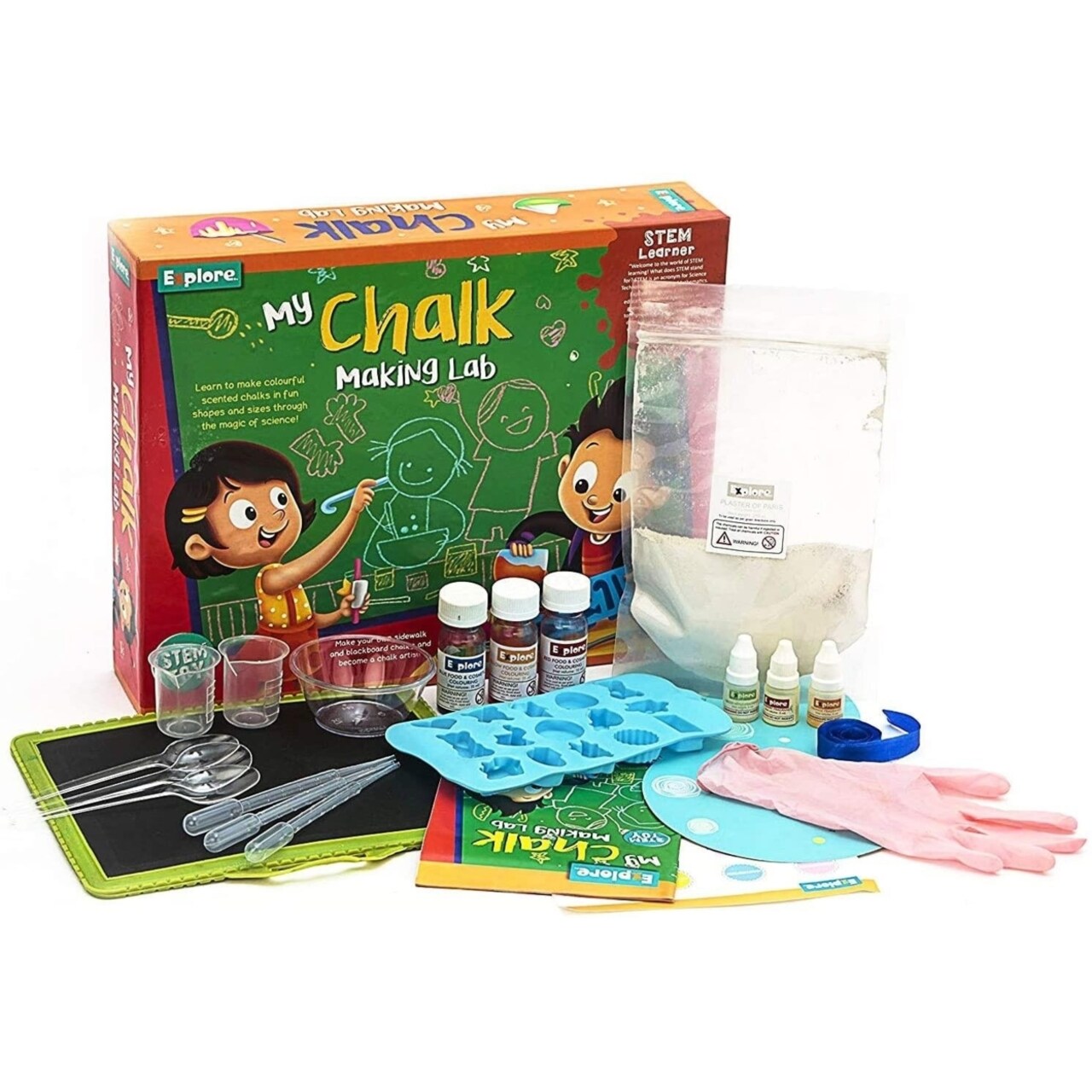 Mighty Mojo Explore Stem Learner Chalk Making Lab Diy Science Kit